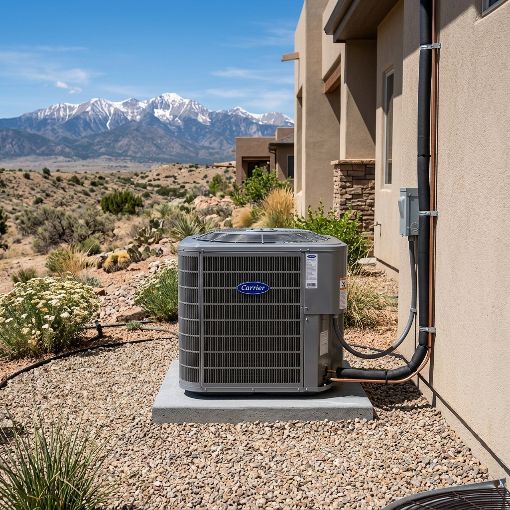 Carrier HVAC system installed at a Pueblo Colorado home