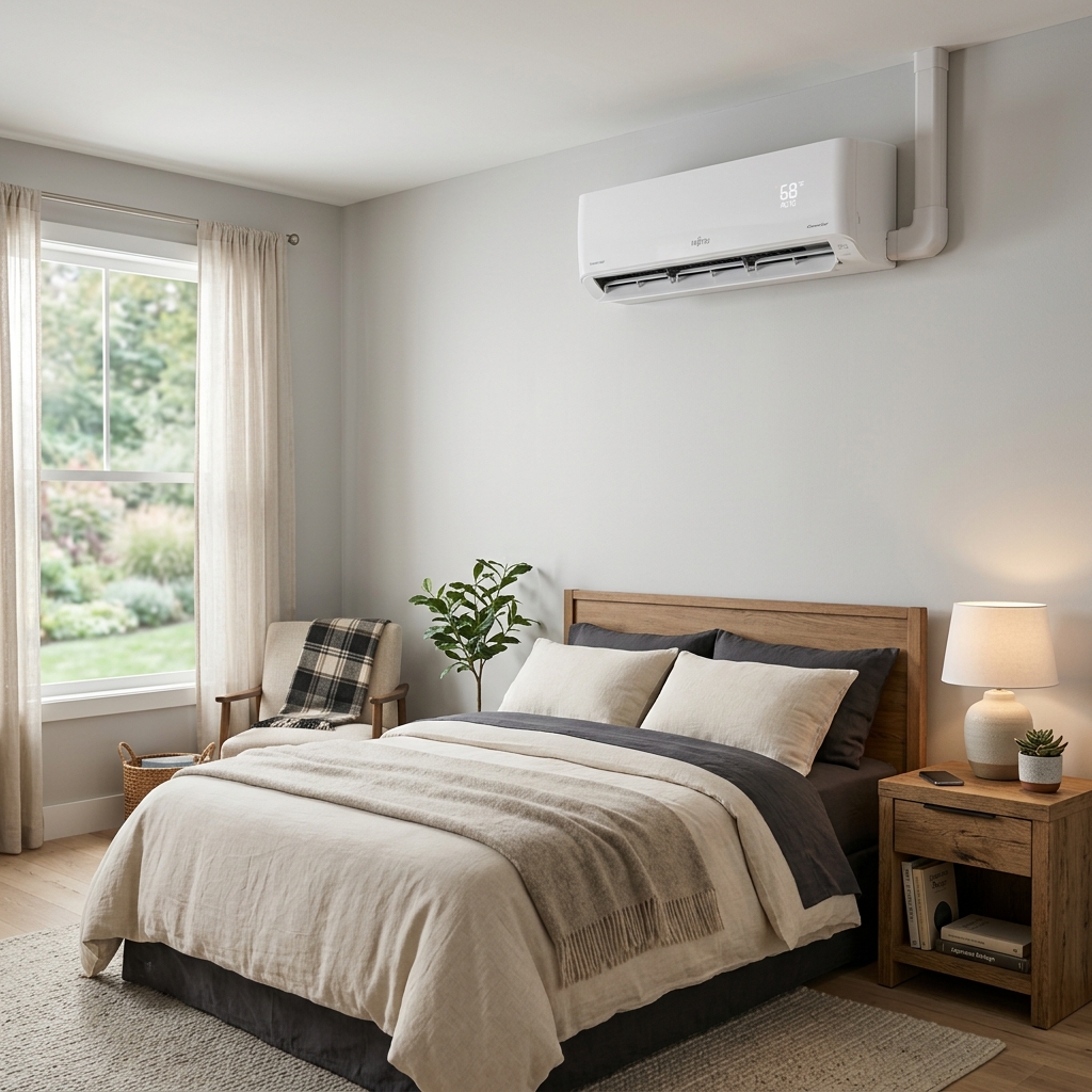 Fujitsu HVAC system installed at a Pueblo Colorado home