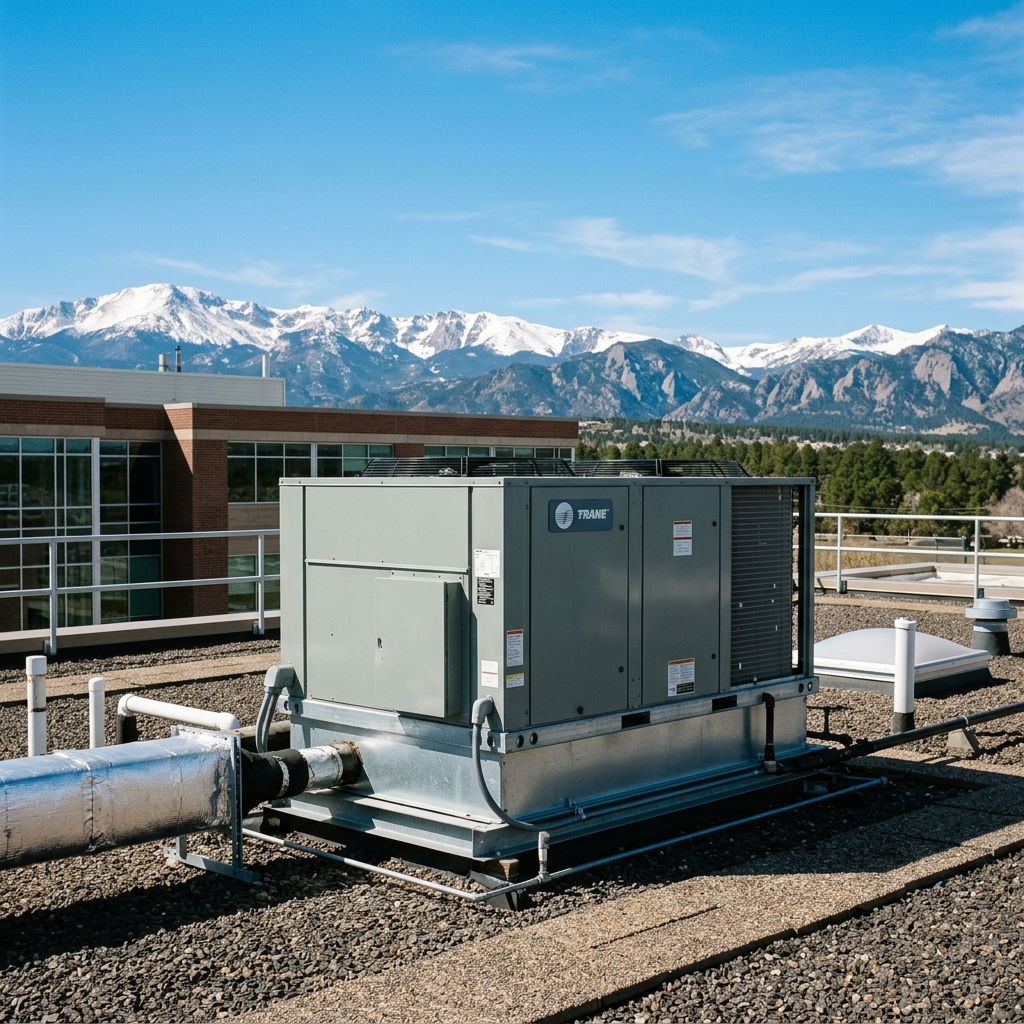 Trane HVAC system installed at a Pueblo Colorado home