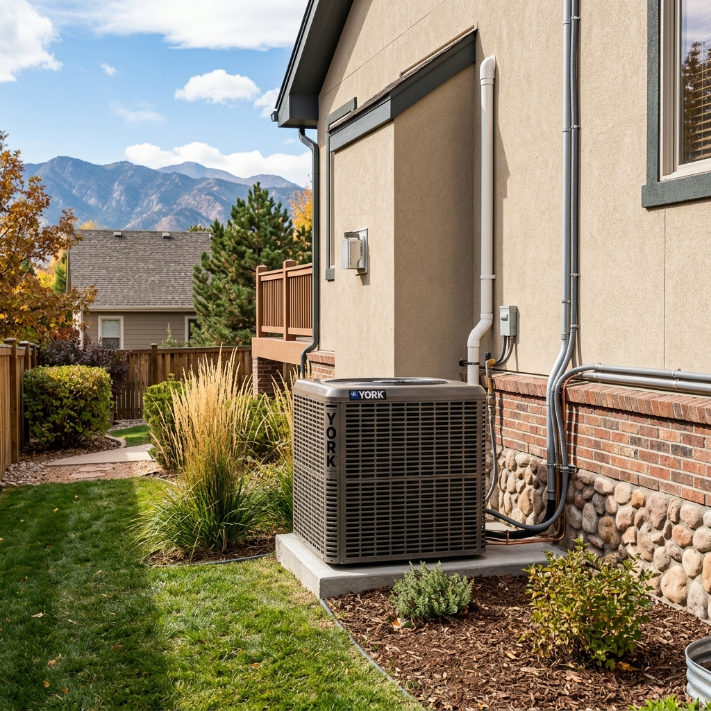 York HVAC system installed at a Pueblo Colorado home